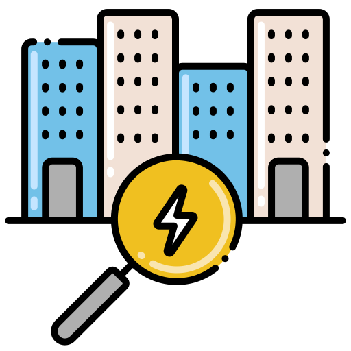 Commercial electrical services icon